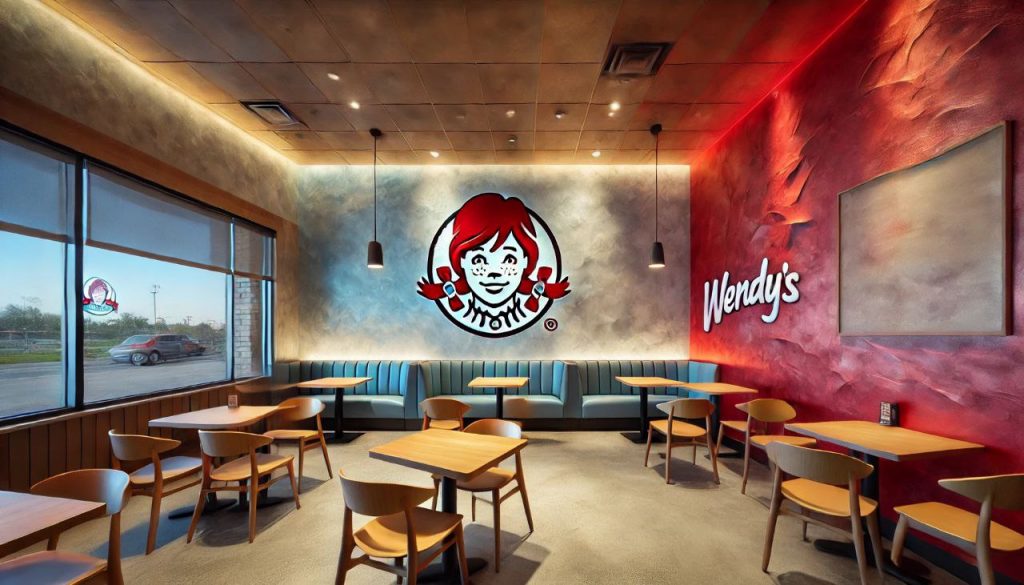 fancy wendys restaurant walls are venetian plaster italiano